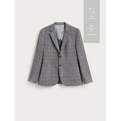 Reserved Karirani slim fit sako - tamnosivo Cijene