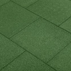 vidaXL Ploče za zaštitu od pada 6 kom gumene 50 x 50 x 3 cm zelene Cijene