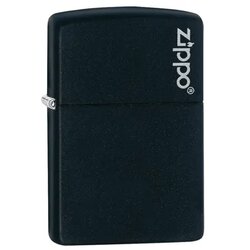 Zippo upaljač black matt log 218ZL Cene