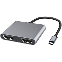 INF Vozlišče Type-C 2-v-1: dvojni izhod HDMI za nemoteno povezavo, (21751763) Cene