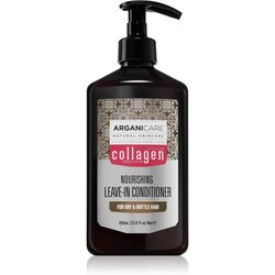 Arganicare Collagen Nourishing Leave-In Conditioner balzam brez spiranja za krhke lase 400 ml Cene