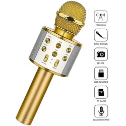  bluetooth mikrofon zlatni Cene