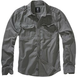 Brandit Vintage Shirt charcoal grey Cene