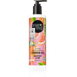 Organic Shop Active Invigorating Shower Gel Grapefruit & Lime Cene