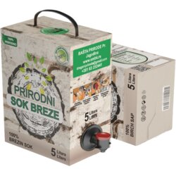 Bašta prirode Prirodni brezin sok, 5l Cene