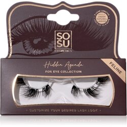 SOSU Cosmetics Hidden Agenda Fox Eye Collection umetne trepalnice odtenek Feline 1 kos Cene