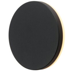 Greentech LED zunanja stenska svetilka Vermont (6 W, Črna, IP65, Premer: 150 mm) Cene