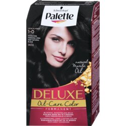 Schwarzkopf Palette Deluxe barva za lase - 1-0 Deep Natural Black Cene