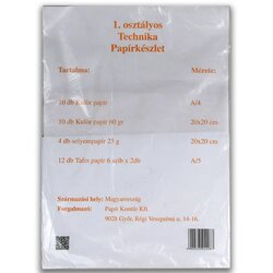 Školski Tehnični papirni komplet za 1. razred, 36 kosov Cene