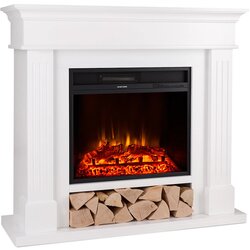 Klarstein Las Pilas Elektrický krbový ohrievač s ventilátorom 900/1800W Týždenný časovač Diaľkové ovládanie Cene
