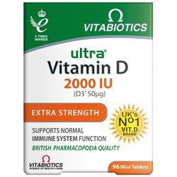 Vitabiotics ultravitamin d 2000 ij tbl 96 Cene