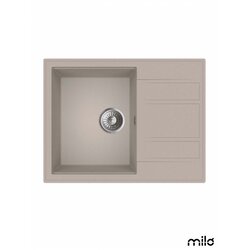 Milo Granitna sudopera Retto 65x50cm Pure sand ø90 Cene