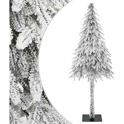 vidaXL Umjetno božićno drvce Bijelo 76 x 76 x 180 cm Plastika i metal Cijene