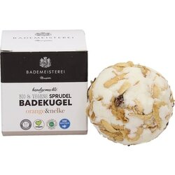 Bademeisterei Bio in veganska žogica za kopel - Pomaranča & nagelj Cene