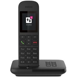 Telekom Sinus A12 Analog /DECT telephone Black Cene