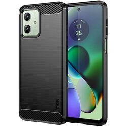 Carbon maska za MOTOROLA G54 crna Cene