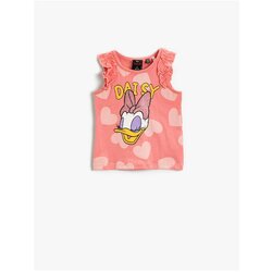 Koton Daisy Duck Licensed Printed Sleeveless T-Shirt Cotton Cene
