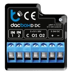 BLEBOX dacBoxD DC - 0/1-10V ali 0-5V regulator moči, zatemnjevanja in hitrosti Cene