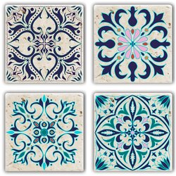  TBA7436502215230 multicolor glass mat (4 pieces) Cene