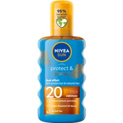 Nivea SUN protect &amp; bronze sprej ulje SPF 20 200 ml Cene