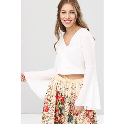 Dewberry Z6226 WOMEN'S BLOUSE-WHITE Cijene