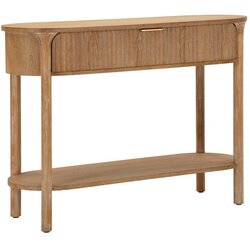 Mauro Ferretti Stranska mizica iz masivne jelke v naravni barvi 40x110 cm Gothenburg – Cene