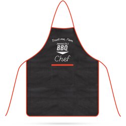 Bbq predpasnik za žar 61 x 75,5 cm črn Cene