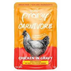 Pramy Cat Carnivore piščanec v omaki 70 g Cene