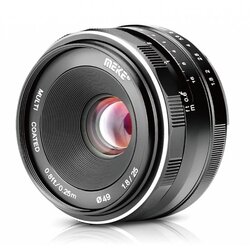 Meike 25mm f1,8 MFT Cene