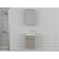 Hanah home sole 45 - latte latte set nameštaja za kupatilo (2 komada) Cene