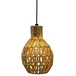 Starlux Viseča svetilka Rattan (Š x Do: 14,5 x 21,5 cm, Rjava, IP44) Cene