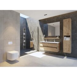 NORD_PRODUKT NORD-PRODUKT kopalniška omarica z umivalnikom Axe, 120×50×49,7 cm Cene