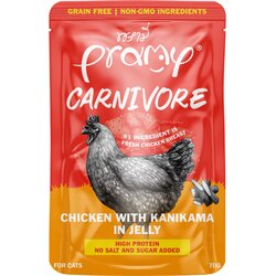 Pramy Cat Carnivore piščanec s prelivom iz rakovih palčk v želeju 70 g Cene