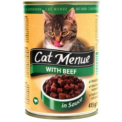 CAT MENU Vlažna hrana za mačke u konzervi sa ukusom govedine 415g Cene