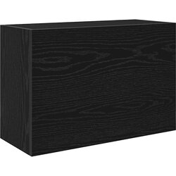 Maison Chic Kopalniška stenska omarica - Kopalniške omarica črn 60x25x40 cm inž. les iu276, (22063967) Cene