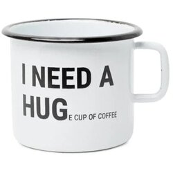 Cuckoo Cups EMAJLIRAN LONČEK ‘I NEED A HUGE CUP OF COFFEE’ Cene