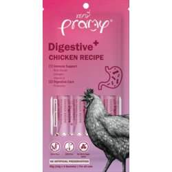 Pramy priboljšek za mačke Digestive iz piščanca 4x14 g Cene