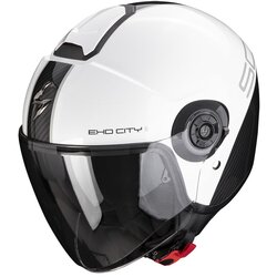 Scorpion exo-city ii carbo white black kaciga Cene