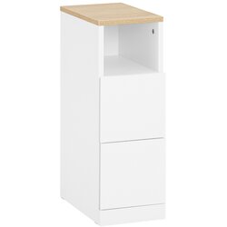 SoBuy nočna omarica, nočne omarice v spalnici, ozka nočna omarica FBT149-WN, (22108646) Cene