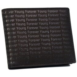 FOREVER YOUNG Denarnica 701SPGBLACK66377 Črna Cene