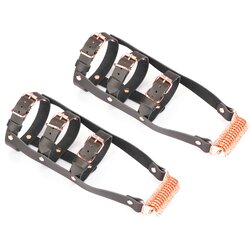 Liebe Seele Leather High Heel Ankle Harness Rose Gold Cene