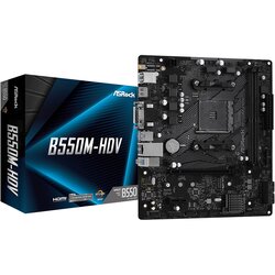 AsRock MB B550M-HDV AMD B550, AM4, 2xDDR4, VGA, DVI, HDMI, 1xM.2, micro ATX Cene