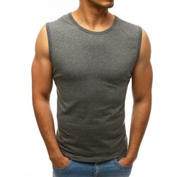 DStreet Tank top męski bez nadruku antracytowy Cijene