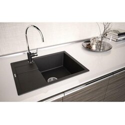 Schock granitno pomivalno korito Ronda D-100 L nero Cene