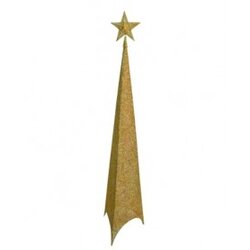 Shiny svetlucava jelka zlatna 120cm Cene