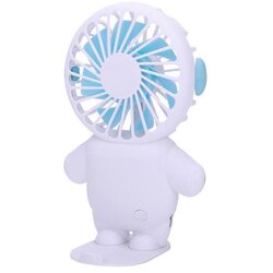 Punjivi džepni ventilator 4,5W/5V 300 mAh bela/plava Cene