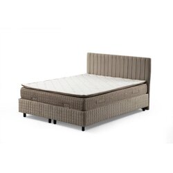 Hanah home Safir Set 90 x 190 v2 - Brown Brown Single Mattress, Base & Headboard Cene