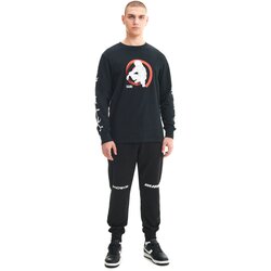 Cropp - Majica z dolgimi rokavi Naruto - Črna Cene
