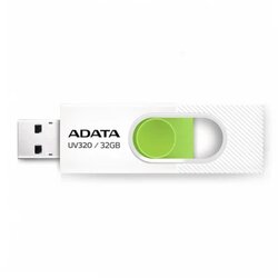 A DATA USB Flash Drive 3.2 32GB belo/zeleni Cene