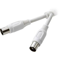SpeaKa Professional Antenski priključni kabel [1x antenski vtikač 75 - 1x antenski vtičnica 75 ] 7.50 m 90 dB mit Ferritkern bel (20432174) Cene